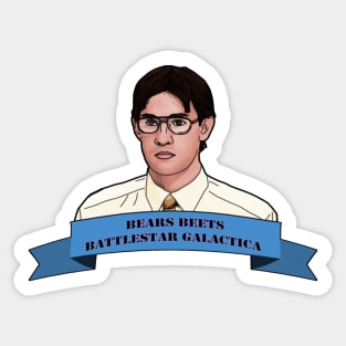 Jim The Office fan art Sticker